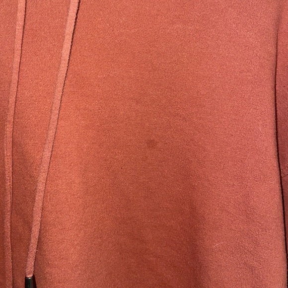 Orange Cropped Long Sleeve Hoodie - Picture 4 of 4